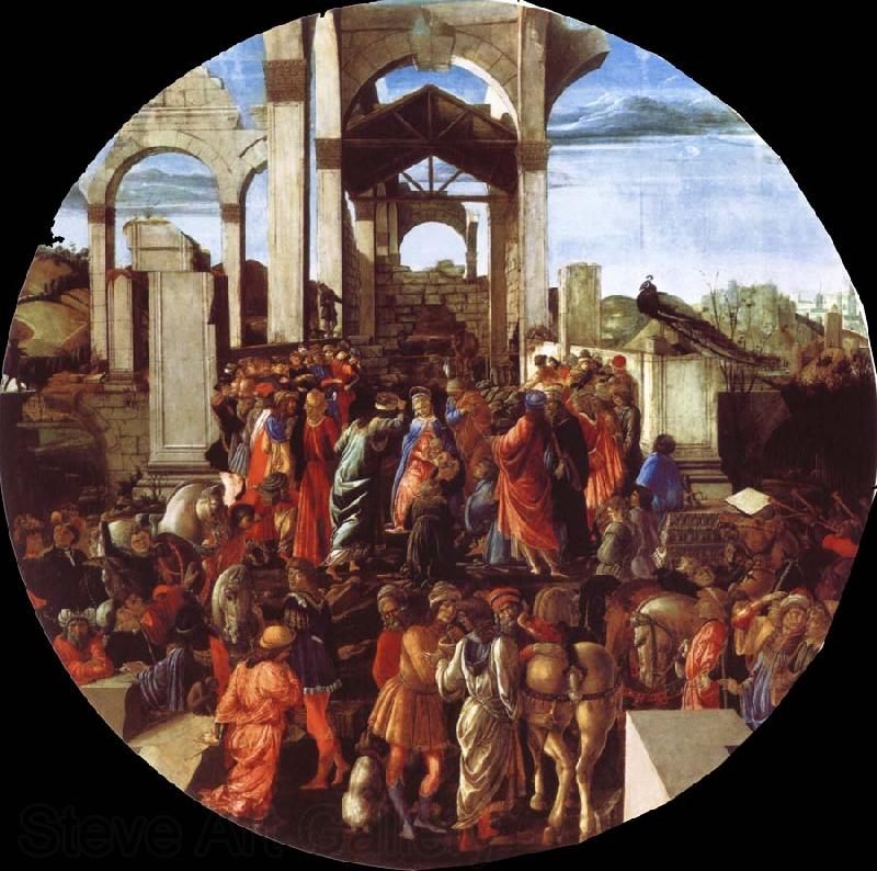 Sandro Botticelli The adoration of the Konige Spain oil painting art